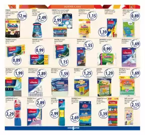 Volantino Acqua & Sapone Pagina 14: Vileda Panno Asciugapiatti Microfibra €2,89, Spontex Panni Microfibra €1,69
