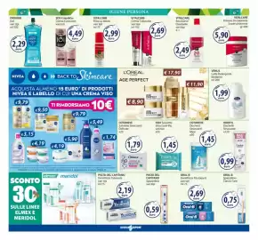 Volantino Acqua & Sapone Pagina 8: Salviette Struccanti Delicate Cotoneve €1,79, Latte Detergente Idratante Venus €1,99