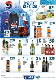 Volantino Sidis Pagina 20: Succo zero senza zuccheri aggiunti Yoga €0,60, Succo zero Santal €0,59