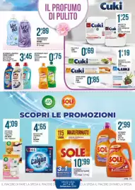 Volantino Sidis Pagina 23: Detersivo lavatrice Omino Bianco €3,45, Detergente piatti Scala Limone/Anti-Odori Agrumi €0,75
