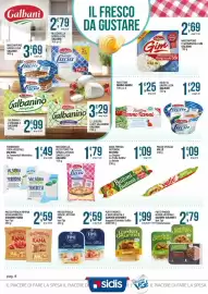 Volantino Sidis Pagina 8: Pasta fresca ripiena sfogliagrezza giovanni rana €2,59, Pasta fresca senza lattosio Fini €2,59