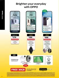 MTN catalogue Page 35: OPPO Pad SE €199,00, OPPO Enco Buds + OPPO Watch S €14.936,00
