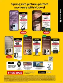 MTN catalogue Page 36: Huawei Watch GT 6 GPS €14.936,00, Huawei Mate80 Pro €699,00