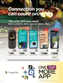 MTN catalogue Page 41: MTN A1-4G €159,00, Hisense E35 €999,00