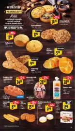 Albert leták týden 37 Strana 19: Kobliha s meruňkovou náplní €9,90, Šnek se skořicí €1.590,00