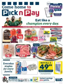 Pick n Pay catalogue week 37 Page 1: PnP Kidz Red or Yellow Apples 1kg or Bananas Prepack €35,00
