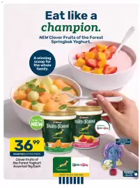 Pick n Pay catalogue week 37 Page 5: Clover Fruits of the Forest Yoghurt Assorted 1kg Each €36,99