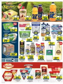 Pick n Pay catalogue Page 4: Douglasdale Amasi 2 Litre €31,99, D'Lite 37% Fat Spread 1kg Tub €34,99