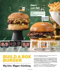Pick n Pay catalogue Page 4: PnP Brioche Hamburger Bun 4s €34,99, PnP Free Range Burger 400g 4s €64,99