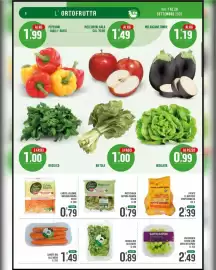 Volantino La Mimosa Supermercati Pagina 6: Le Gustose Patate €2,39, Uva bianca senza semi Saper di Sapori €2,49