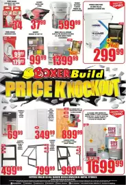 Boxer Build catalogue Page 2: Medal Walls & Ceilings Acrylic PVA Assorted €1.399,99, ALUMINIUM WINDOW €999,99