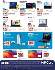 HiFi Corp catalogue Page 4: Schumi AMD Ryzen 3 Bundle €499,00, HP 250 Intel® N150 Laptop €499,00
