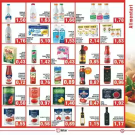 Volantino Bitar Pagina 18: La Casareccia pomodorini gialli pelati €1,40, Mutti pelati €0,97