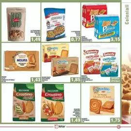 Volantino Bitar Pagina 20: Mulino Bianco fette biscottate €1,85, Pavesi crackers salati/non salati €3,15
