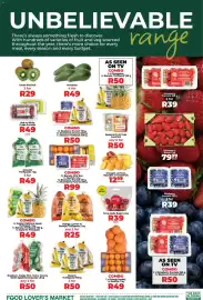 Food Lover's Market catalogue Page 3: Orange pocket, naartjie tray €49,00, Mini - combo €99,00