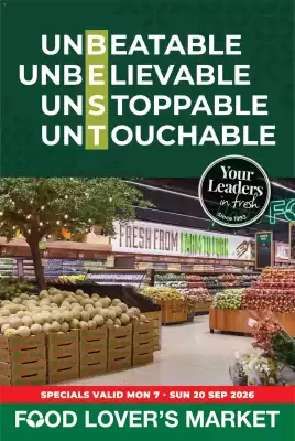 Food Lover's Market (valid until 20-09)