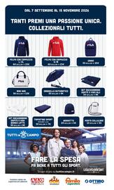 Volantino A&O Pagina 18: Felpa con cappuccio Fila €25,00, Tappetino sport €7,00