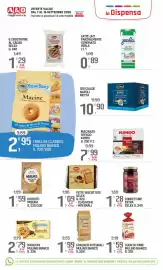 Volantino A&O Pagina 10: Cracker Integrali Mulino Bianco €1,99, Fette biscottate Selex integrali €1,09