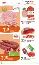 Volantino A&O Pagina 2: Fiordicotto Fiorucci €1,18, Prosciutto Crudo Nazionale €2,29