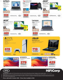 HiFi Corp catalogue Page 4: Schumi AMD Ryzen 3 Bundle €369,00, Orion 14 Intel Pentium Laptop €359,00