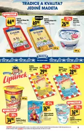 Albert leták | Supermarket Strana 5: Madeta Jihočeský Eidam 30% - plátky €44,90, Madeta Jihočeský Eidam 45% - plátky €49,90