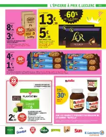 Catalogue E.Leclerc Express | Nos promos du moment page 11: Nestlé dessert €3,44, Nutella €5,00