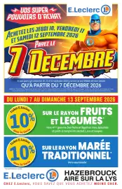 Catalogue E.Leclerc | Tract mag 07 au 13 septembre page 1