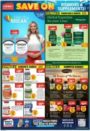 Chemist Warehouse catalogue Page 13: Caruso's Ashwagandha Gummies €19,97, Caruso's Bloat Eze €23,50