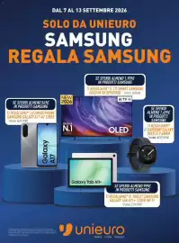 Volantino Unieuro settimana 37 Pagina 1: Samsung Galaxy A17 4G 128GB €169,99