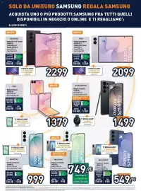 Volantino Unieuro settimana 37 Pagina 4: Galaxy S26 FE €749,90, Galaxy Z Fold8 €2.099,00