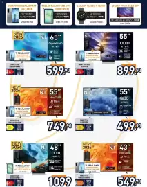 Volantino Unieuro settimana 37 Pagina 9: Smart TV 4K OLED QE48S90H €1.099,00, Smart TV 4K Neo QLED 43QN70H €549,90