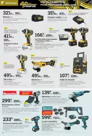 Catalogue Espace emeraude page 4: PROFOR Clé à choc 18 V €49,90, PROFOR Meuleuse 18 V €49,90