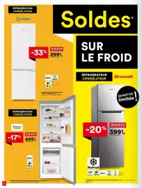 Catalogue BUT page 2: INDESIT RÉFRIGÉRATEUR CONGÉLATEUR EN BAS €299,99, Hotpoint ARISTON RÉFRIGÉRATEUR CONGÉLATEUR €499,99
