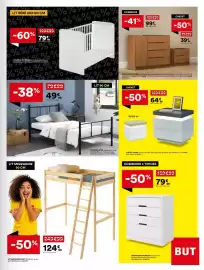 Catalogue BUT page 25: COLLECTION KYLIAN €99,99, NYRA LIT 90X190 €49,99