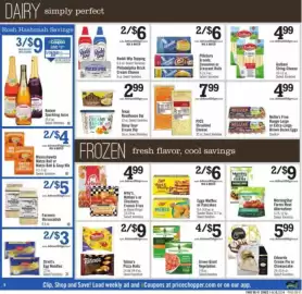 Price Chopper weekly ad Page 6: Pillsbury Grands, Cinnamon or Crescent Rolls €6,00, Egg Waffles or Pancakes €6,00