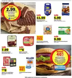 Meijer weekly ad week 37 Page 5: Hillshire Farm Ultra Thin Lunch Meat €8,00, Select Big Shoulders Smokehouse Meals €7,99