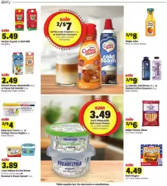 Meijer weekly ad week 37 Page 7: Almond Breeze Almondmilk or Planet Oat Oatmilk €2,49, Meijer Cheese Sticks €6,00