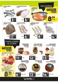 Catálogo Family Cash Página 4: Sardina pequeña €3,99, Calamar Patagónico €6,99