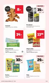 MatArket reklamblad vecka 37 Sida 14: Ahlgrens bilar €13,95, Powerking soft protein bar €14,00