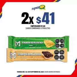 Catálogo Super Q Página 2: Emperador sabor combinado o piruletas €41,00