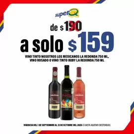 Catálogo Super Q Página 44: La redonda vino tinto nosotros los mexicanos vino rosado o vino tinto ruby €159,00