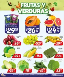 Folleto El Florido semana 36 Página 5: Elote amarillo €11,90, Lechuga bola €15,90