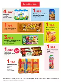 Catalogue Hmarket semaine 37 page 5: Lu Cracotte €1,29, Candia Lait Viva €4,20