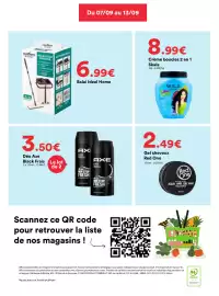 Catalogue Hmarket semaine 37 page 8: Ideal Home Balai+Seau Magique €6,99, AXE Déo Black Frais €3,50