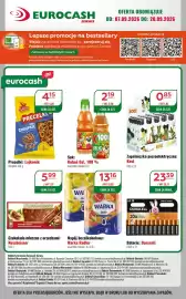 Eurocash gazetka Strona 20: Czekolada mleczna z orzechami: Nussbeisser €5,99, Precelki Lajkonik chrupkie €4,15