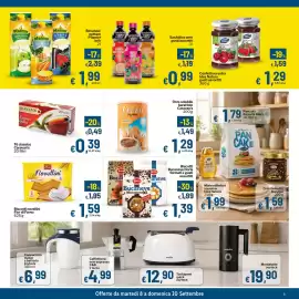 Volantino Qui Discount Pagina 5: Biscotti Bucaneve Doria €1,39, Biscotti novellini Fior di Forno €1,59