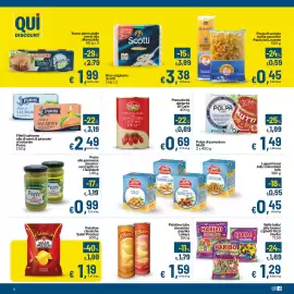 Volantino Qui Discount Pagina 6: Pesto alla genovese i Gustaioli €0,99, Pomodorini datterini Di Carlo €0,69