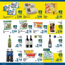 Volantino Qui Discount Pagina 7: Estathè pesca/limone bicchiere tripack €1,59, Misto funghi con porcini Igela €2,19