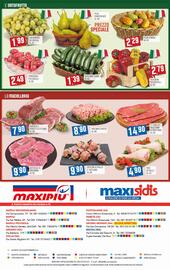 Volantino Maxipiù Pagina 24: Fettine di palettina di scottona €14,90, Fichi d'India €2,29