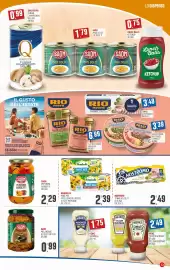 Volantino Maxipiù Pagina 13: Saom peperoni arrostiti €2,29, Bonduelle Mais Mix Piselli/Fagiolì Rossi/Olive e Peperoni €2,39